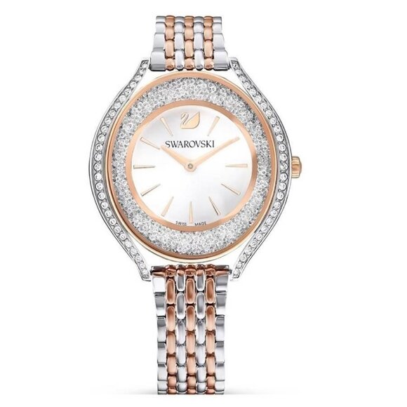 NWT Swarovski Fashion Ladies Quartz Steel Authentic Watch - Picture 1 of 3